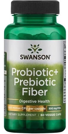 Probiotika + Præbiotisk Fiber - 60 vegetabilske kapsler