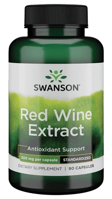 Swanson - Red Wine Extract, 500mg - 90 caps