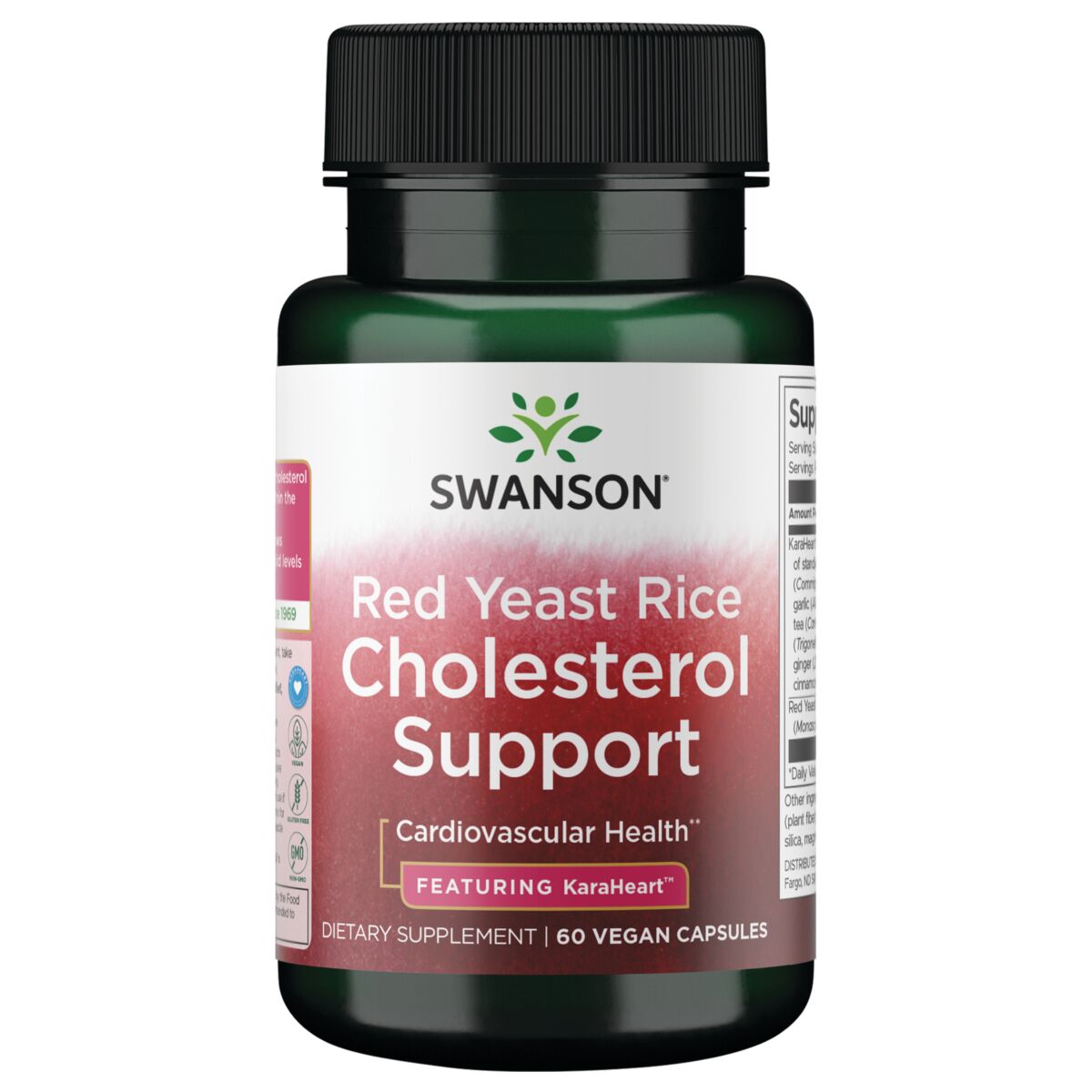 Swanson - Red Yeast Rice Cholesterol Support - 60 vcaps