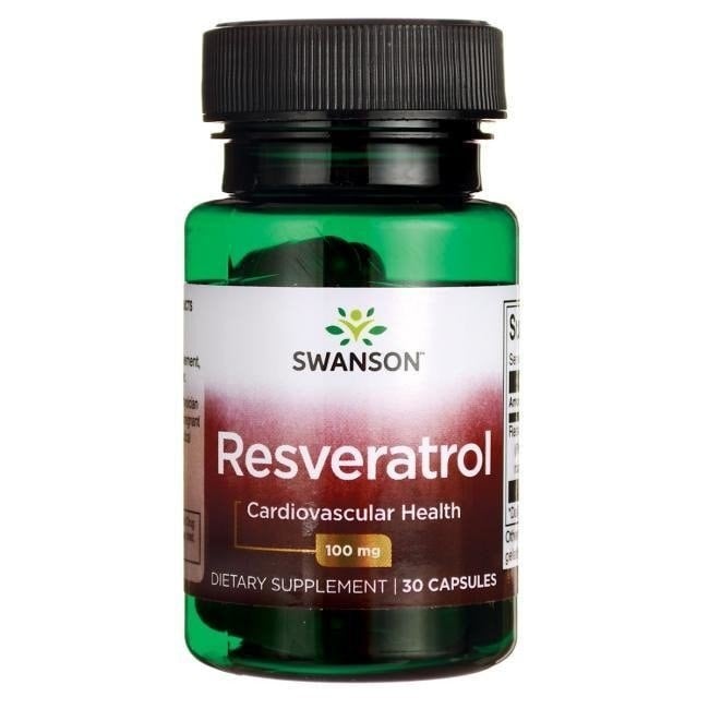 Swanson - Resveratrol, 100mg - 30 caps