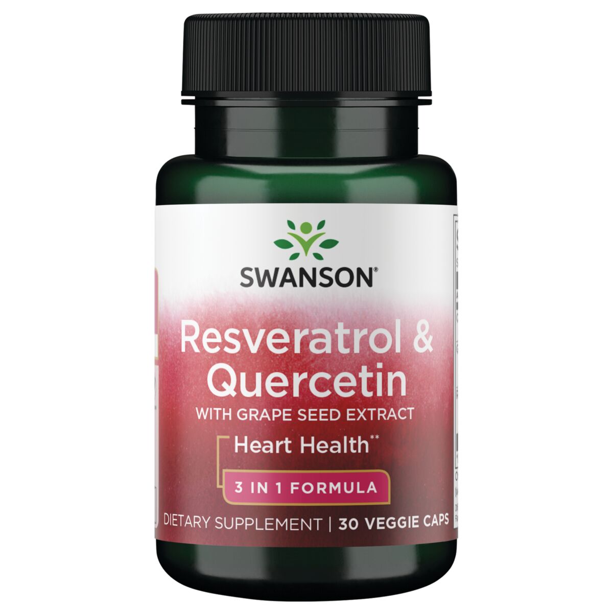 Resveratrol & Quercetin - 30 vegetabilske kapsler