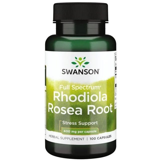 Swanson - Rhodiola Rosea Root, 400mg - 100 caps