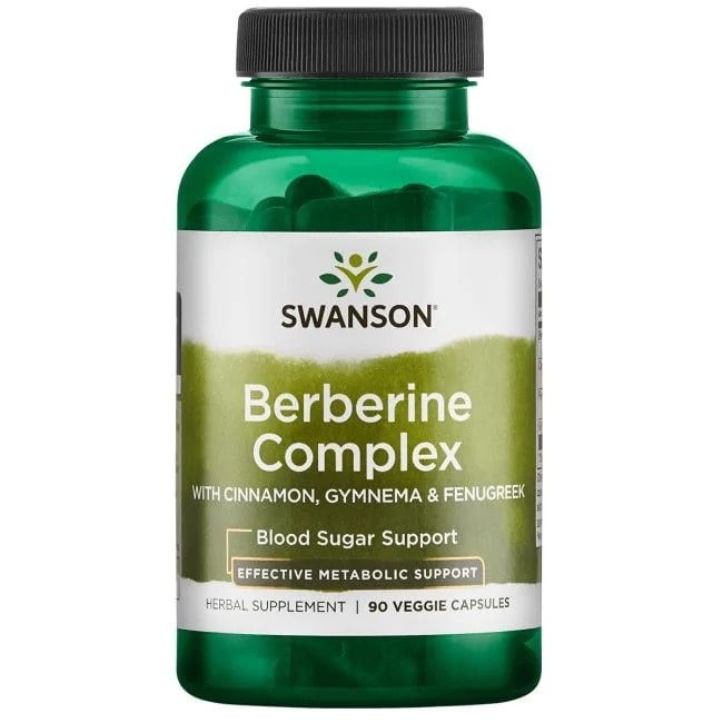 Swanson - Berberine Complex with Cinnamon, Gymnema & Fenugreek - 90 vcaps