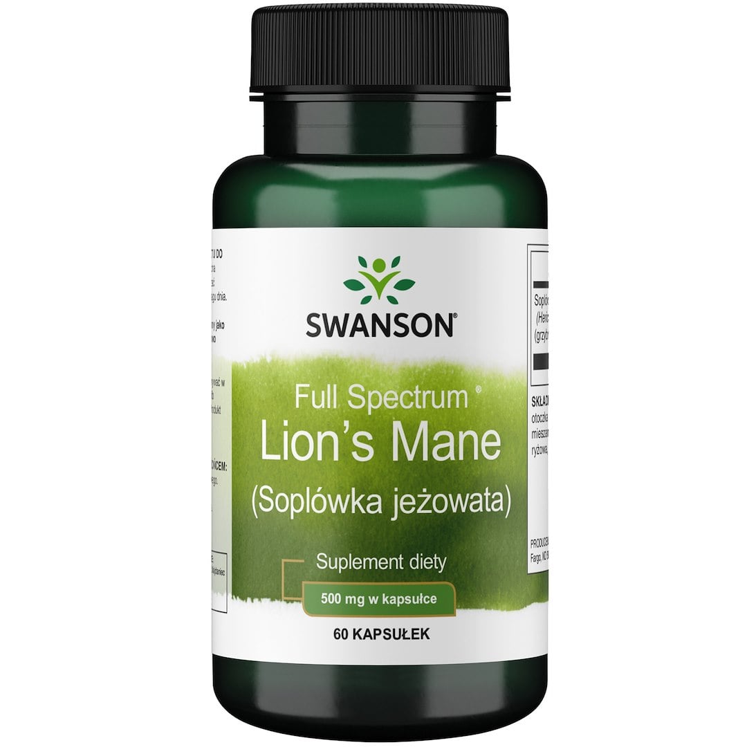 Swanson - Full Spectrum Lion's Mane Mushroom, 500mg - 60 caps