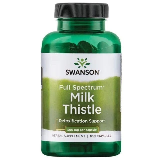 Swanson - Milk Thistle, 500mg - 100 caps