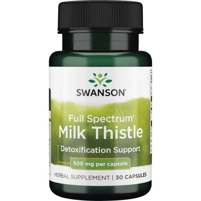 Swanson - Full Spectrum Milk Thistle, 500mg - 30 caps