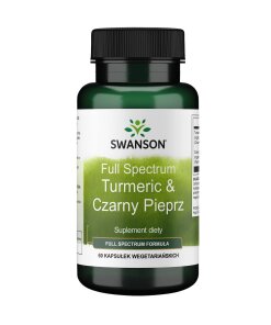 Swanson - SWANSON FS Turmeric Czarny pieprz 60 kaps