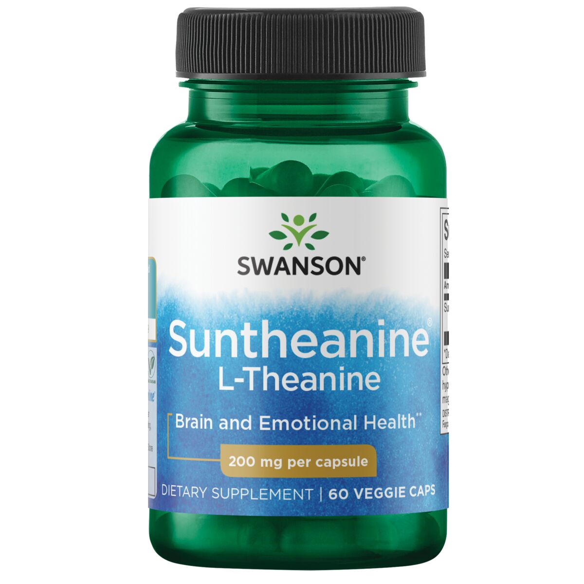 Swanson - Suntheanine L-Theanin 200 mg - 60 vcaps
