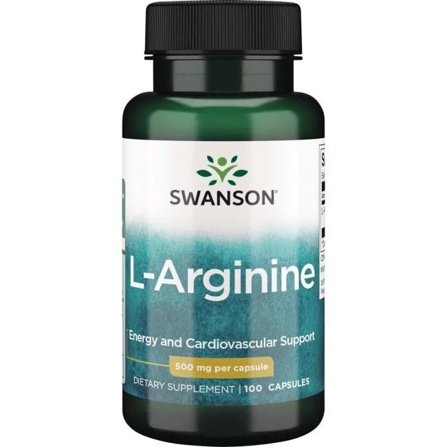 Swanson - L-Arginine, 500mg - 100 caps