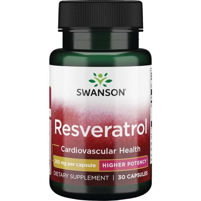 Swanson - Resveratrol, 250mg - 30 caps