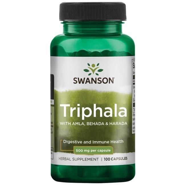Swanson - Triphala, 500mg - 100 caps billede