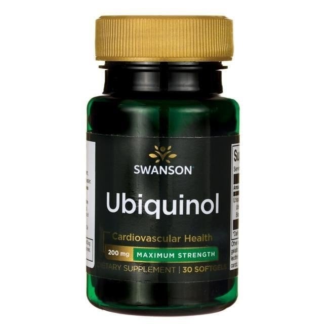 Swanson - Ubiquinol, 200 mg - 30 bløde kapsler