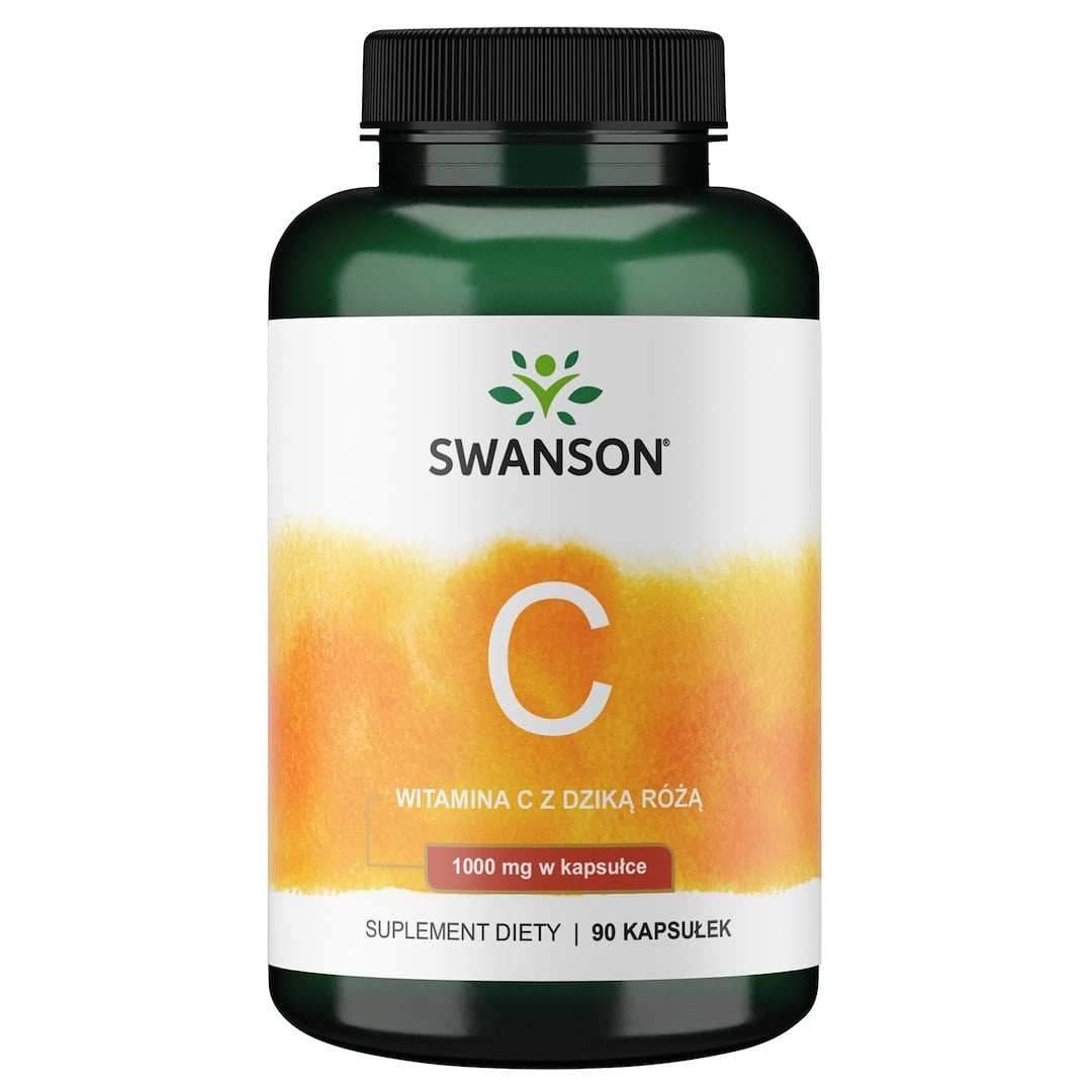Swanson - Vitamin C with Rose Hips Extract, 1000mg - 90 caps