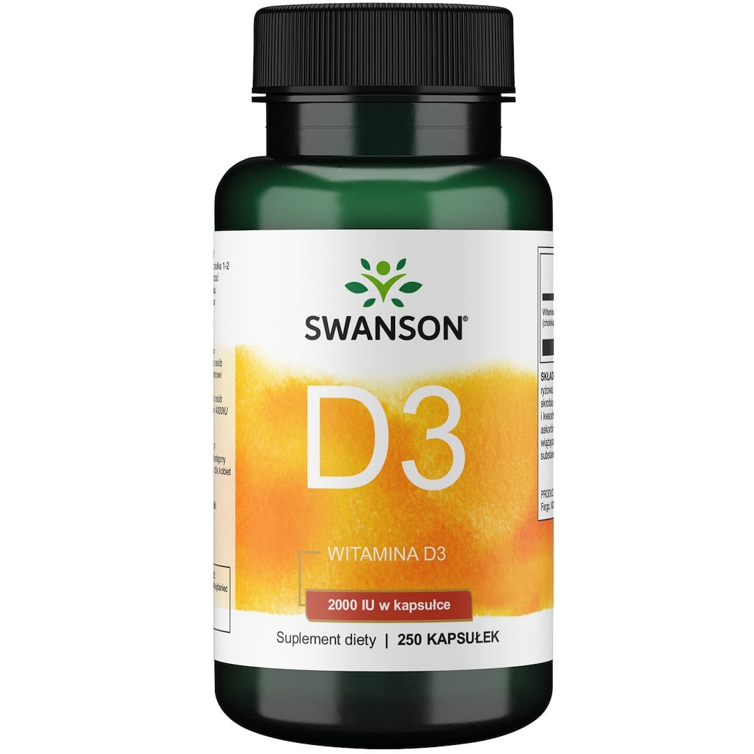 Swanson - Vitamin D-3, 2000 IU - 250 caps