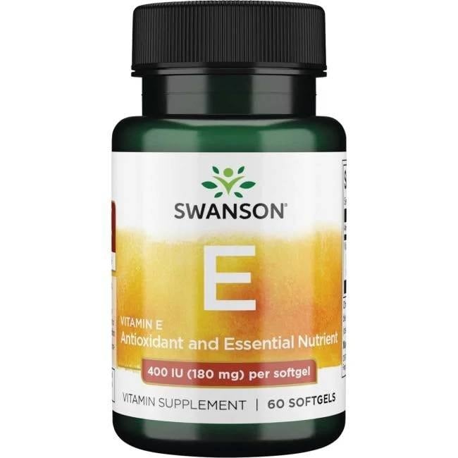 Swanson - Vitamin E, 400 IU - 60 softgels
