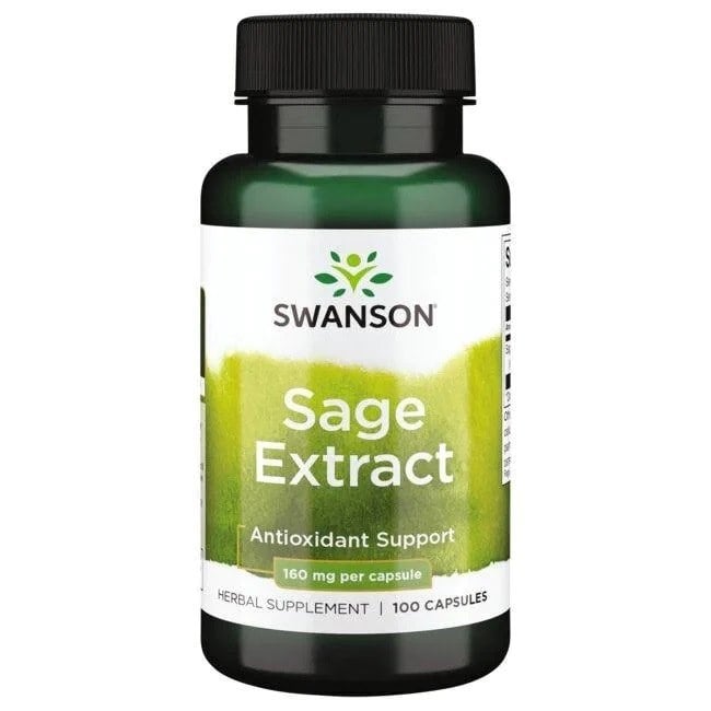 Swanson - Sage Extract, 160mg - 100 caps