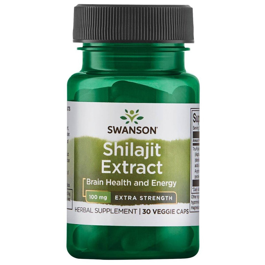Shilajit-ekstrakt, 100 mg - 30 vegetabilske kapsler