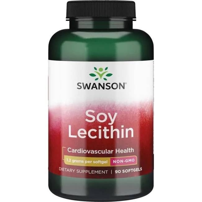 Lecithin Ikke-GMO, 1200 mg - 90 bløde kapsler