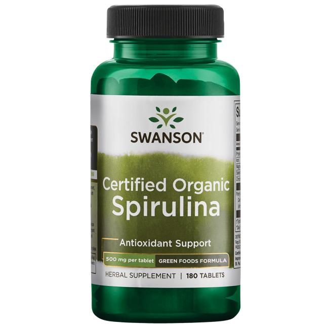 Økologisk Spirulina - 180 tabletter