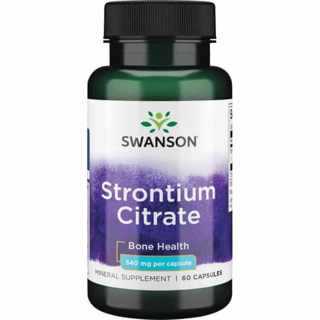 Swanson - Strontium Citrate, 340mg - 60 caps