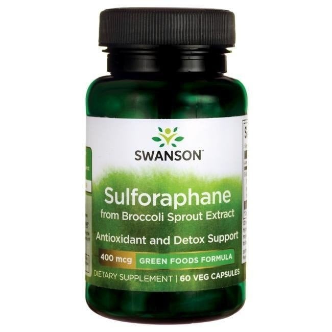Swanson - Sulforaphane fra Broccolispirer Ekstrakt 400 mcg - 60 vcaps