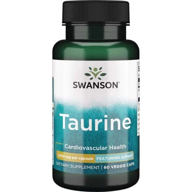 Swanson - Taurine, 1000mg - 60 vcaps