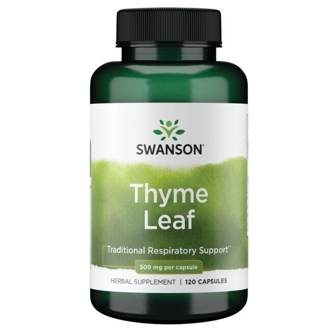Swanson - Thyme Leaf, 500mg - 120 caps