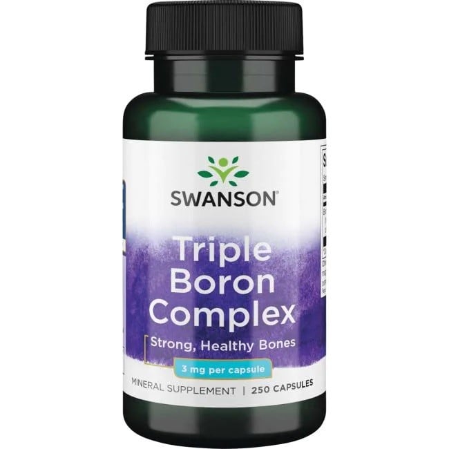 Swanson - Triple Boron Complex, 3mg - 250 caps