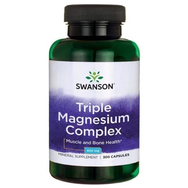Swanson - Triple Magnesium Complex, 400mg - 300 caps