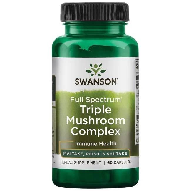 Swanson - Triple Mushroom Complex 60 kapsler