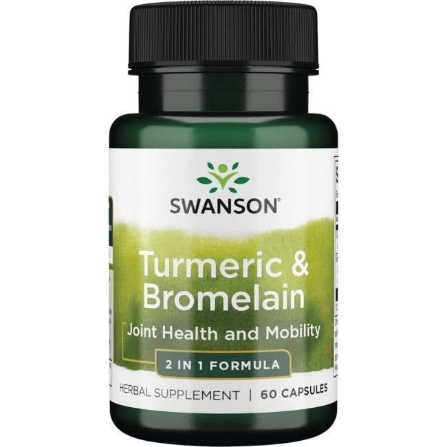 Swanson - Turmeric & Bromelain - 60 caps