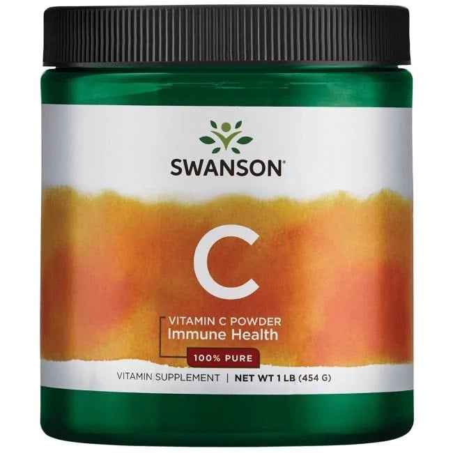 Swanson - Vitamin C Powder, 100% Pure - 454g