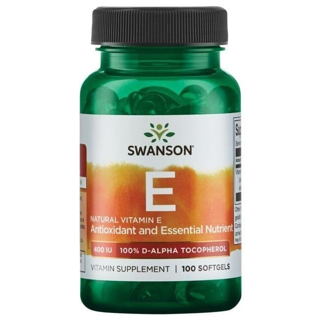Swanson - Naturlig Vitamin E 400 IU, 100 softgels