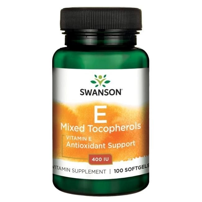 Swanson - Vitamin E Blandede Tokoferoler 400 IU, 100 softgels