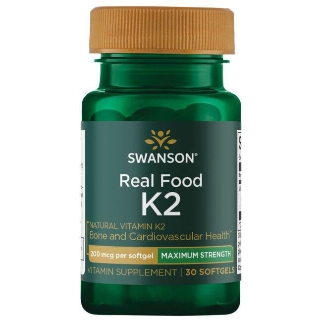 Swanson - Vitamin K-2 - Natural, 200mcg - 30 softgels
