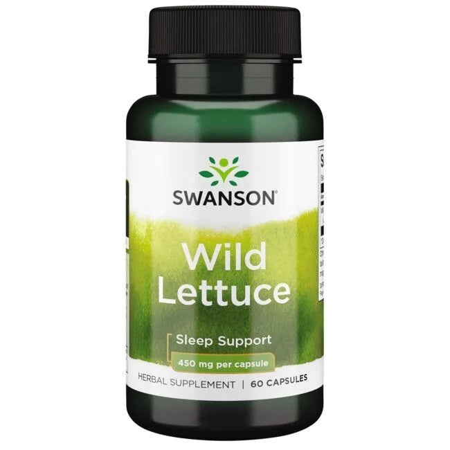 Swanson - Wild Lettuce, 450mg - 60 caps