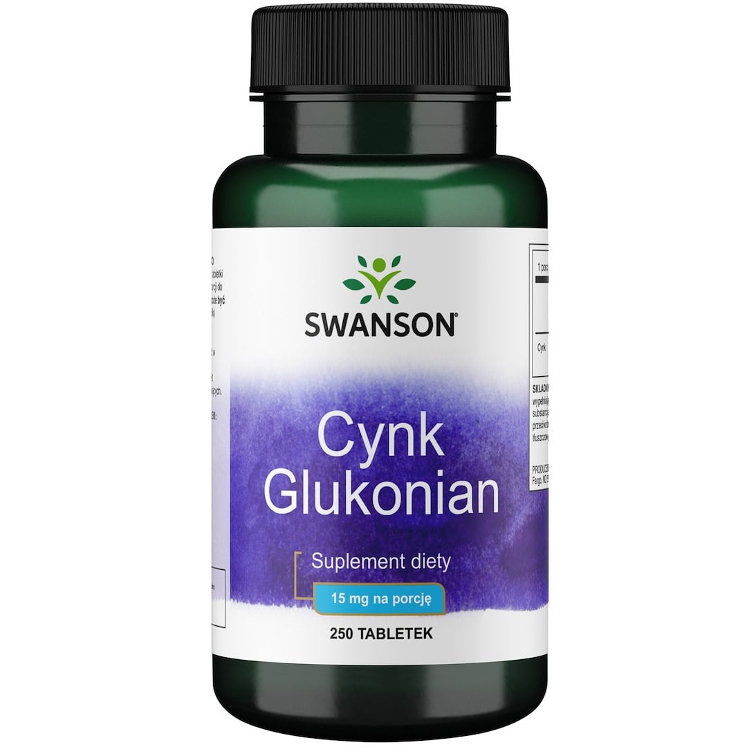 Swanson - Zinc Gluconate, 30mg - 250 tablets