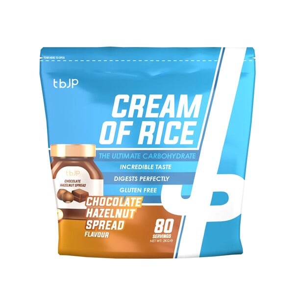 Trained by JP - Cream of Rice, Chocolate Hazelnut Spread - 2000g