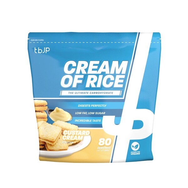 Trained by JP - Cream of Rice, Custard Cream - 2000g
