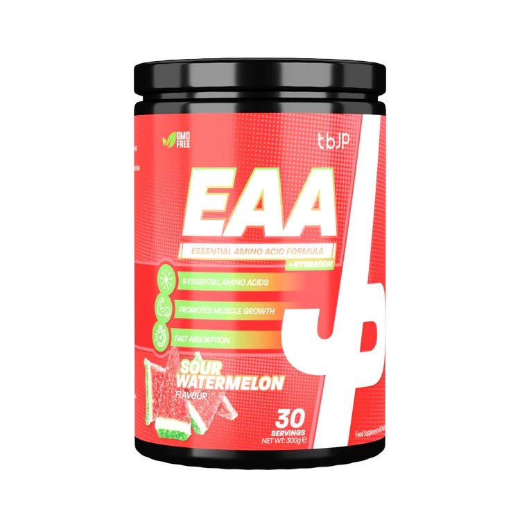 Trained by JP - EAA + Hydration, Sour Watermelon - 300g