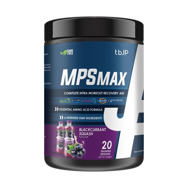 Trained by JP - MPS Max, Blackcurrant Squash - 440g