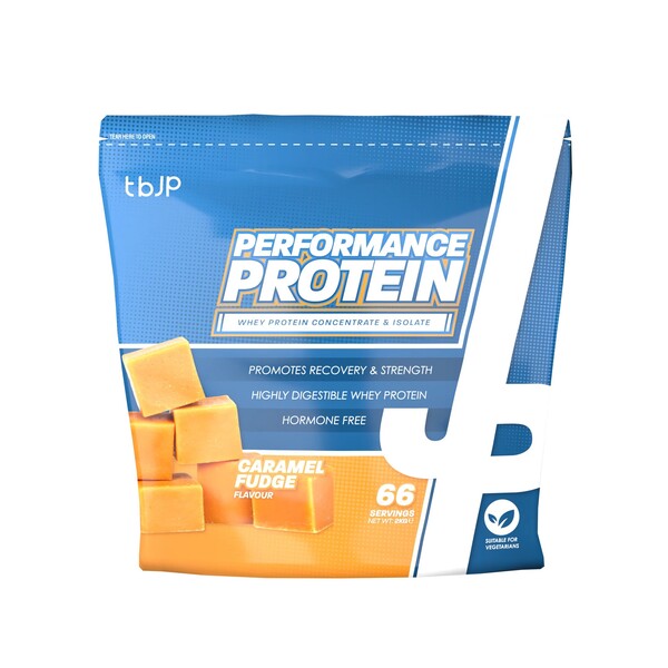 Trained by JP - Performance Protein, Caramel Fudge - 2000g