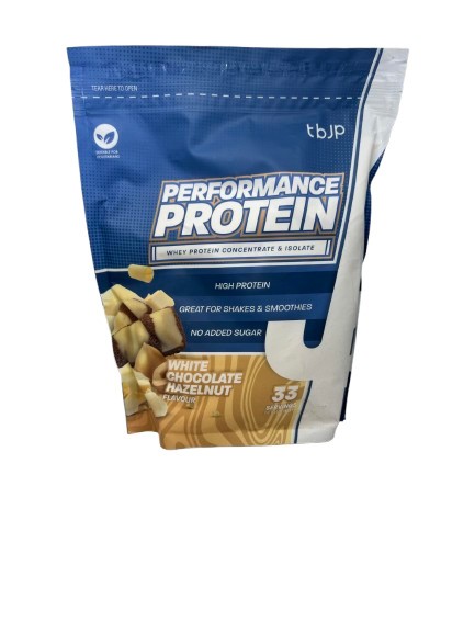 Trained by JP - Performance Protein, White Chocolate Hazelnut - 1000g