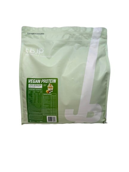 Trænet af JP - Vegansk Protein, Banoffee Sundae - 2000g
