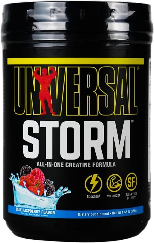 Universal Nutrition - Storm, Blue Raspberry - 752g