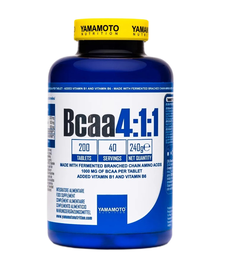 Yamamoto Nutrition - BCAA 4:1:1 - 200 tablets