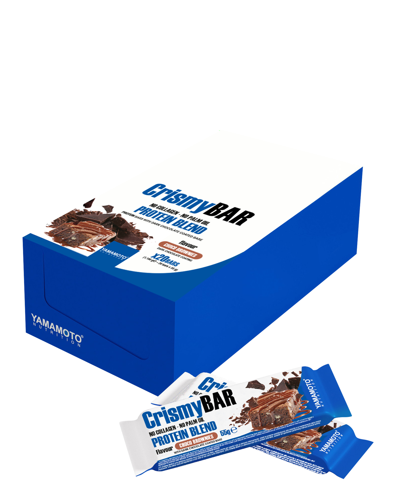 Yamamoto Nutrition - CrismyBAR, Choco Brownies - 20 x 55g