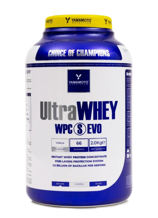 Yamamoto Nutrition - Ultra Whey WPC S EVO, Vanilla - 2000g
