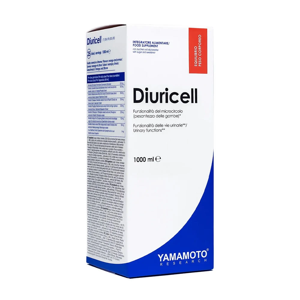 Yamamoto Nutrition - Diuricell, Lemon Ginger - 1000 ml.